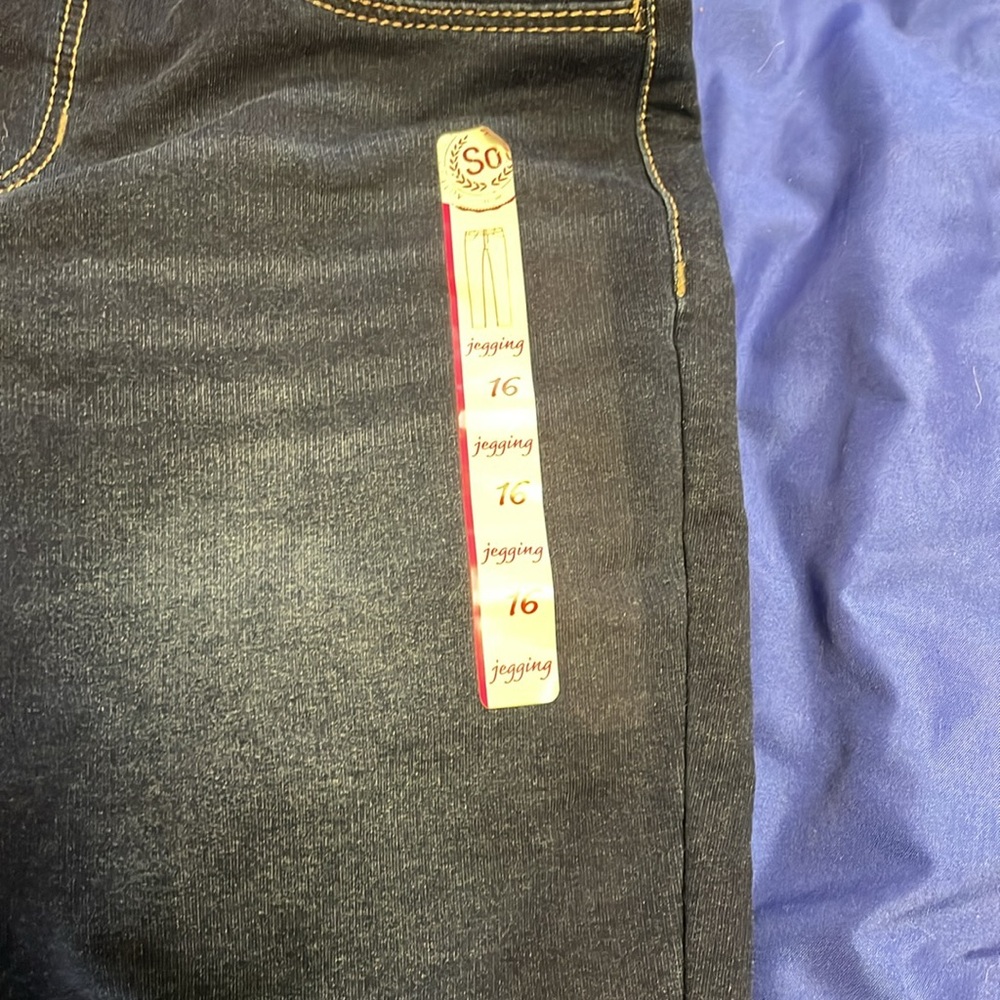 Jeggings sz 16 junior - Picture 3 of 4